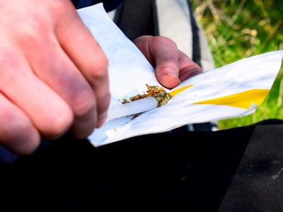 Rolling Joint Marijuana Image