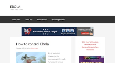 Ebola Dot Com Screen Shot
