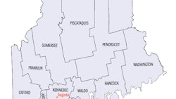 Maine Counties Map