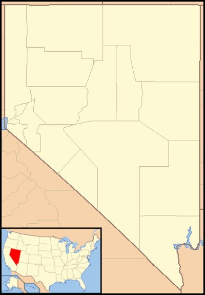 Nevada Locator Map With Us