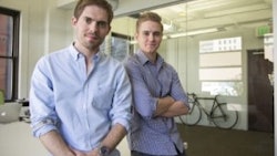 Flowhub Co-founders, CEO Kyle Sherman (Pictured left) and CFO Chase Wiseman (right) in their downtown Denver office.