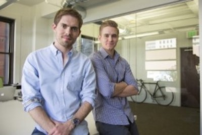 Flowhub Co-founders, CEO Kyle Sherman (Pictured left) and CFO Chase Wiseman (right) in their downtown Denver office.