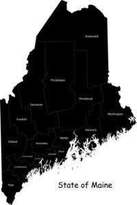 © Indos82 | Dreamstime.com - Maine Map Photo