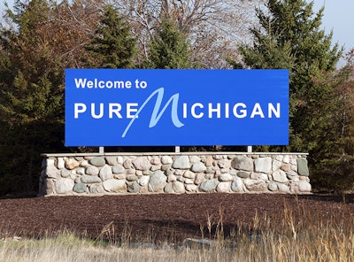 Welcome To Michigan Sign Resized