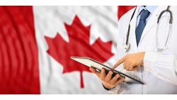 Canada Flag And Doctor
