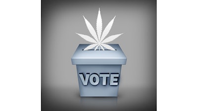 Marijuana Leaf In Vote Box I Stock Credit Wildpixel Resized