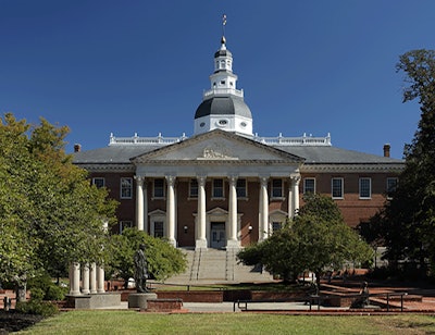 Maryland State House From College Ave