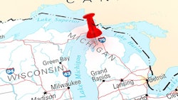 Michigan Map With Pin Adobe Stock Credit Klenger Resized