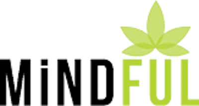 Mindful Logo (black And Green Solid Green Leaf) Fmt
