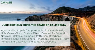 California Cities Jurisdictions Lawsuit Cannabis Delivery