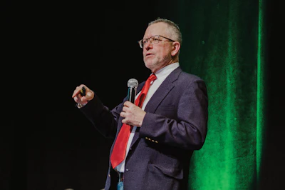 Dr. Brian Whipker, Professor of Floriculture at North Carolina State University, shared insights into nutrient management programs that ensure consistently healthy crops. Photo by Jake Gravbrot