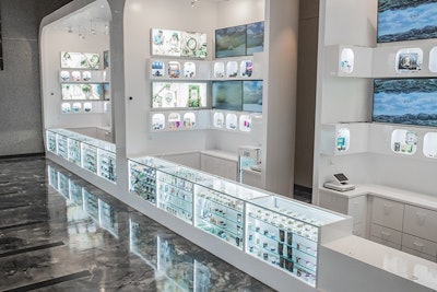 The architecture of STIIIZY's flagship store in Los Angeles
