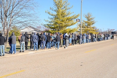 Customers waited as long as five hours at the Collinsville location of Illinois Supply & Provisions the first day of adult-use sales in Illinois.