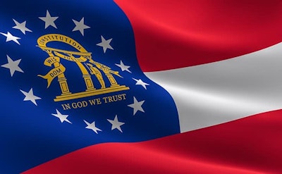 Georgia Flag Closeup Adobe Stock Credit Md3d Resized