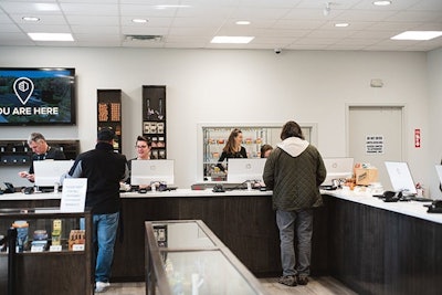 Ellen Rosenfeld, president of CommCan, which operates a combined medical and adult-use dispensary in Massachusetts, says reopening adult-use sales will be akin to the dispensary's opening day, pictured here.