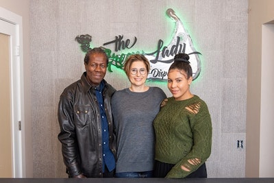 Nicole Campbell, middle, owns The Green Lady Dispensary, a vertically integrated adult-use cannabis company in Nantucket, with her husband, Rupert, and daughter, Corbet.