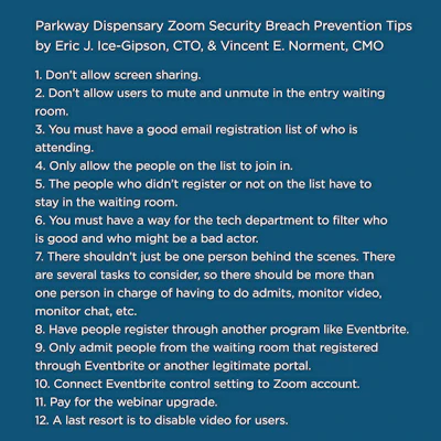 Parkway Zoom Tips