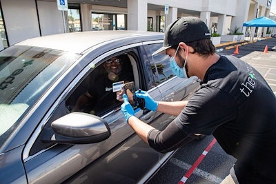 More customers are opting for curbside pickup even though The+Source opened its retail stores in Las Vegas and Henderson, Nev., May 9.