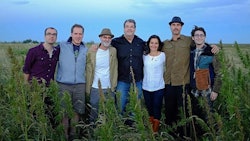 Eric Steenstra (middle) and David Bronner (second from right) with Vote Hemp team members