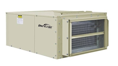 The DriCure unit is the newest in the GrowAire series and designed for cannabis drying rooms.