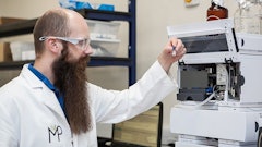 MedPharm Director of Chemistry Dr. Tyrell Towle says the company ultimately hopes to produce an FDA-approved medication to help slow down the progression of Alzheimer's disease, or at least improve its symptoms.