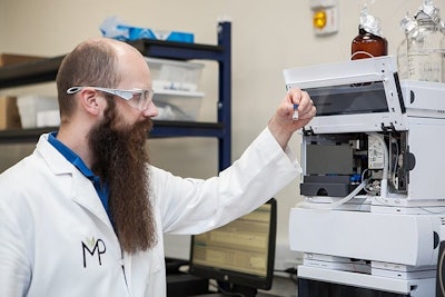 MedPharm Director of Chemistry Dr. Tyrell Towle says the company ultimately hopes to produce an FDA-approved medication to help slow down the progression of Alzheimer's disease, or at least improve its symptoms.