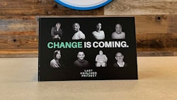 A placard shows some of the people LPP has advocated on behalf of.