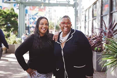 Success Centers Equity for Industry Program Manager Angela White (left) and CEO Liz Jackon (right)
