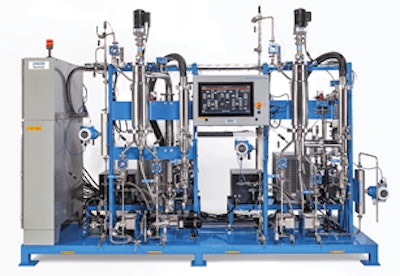 Pope 2x6 In Canna Still W Hot Oil Ext Cond On S1 Diff Pump On S2 3 Flowmeters Fmt