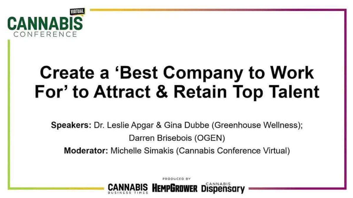 Create a 'Best Cannabis Company to Work For' to Attract and Retain Top