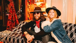 Space Coyote’s Scott Sundvor, president, left, and Libby Cooper, CEO