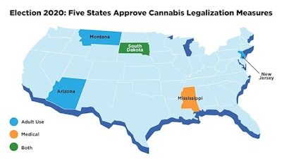 Election2020stateslegalizecannabis