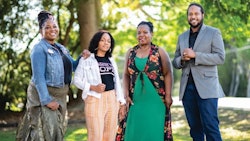From left to right: Minorities for Medical Marijuana (M4MM)’s Roz McCarthy; Tammy Frazier, Florida chapter president; Carla White, membership director; and Erik Range, board chair