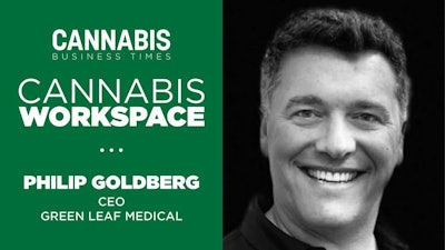 Green Leaf Medical Cannabis Workspace Graphic