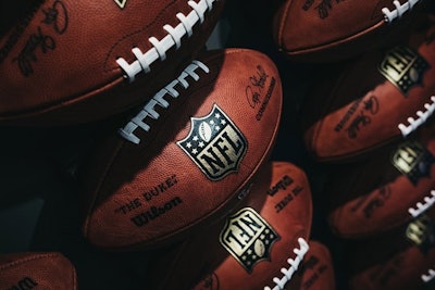 Nfl Footballs Adobe Stock388303295 Editorial Use Only