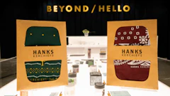 Hanks Kerchiefs display in BEYOND / HELLO stores
