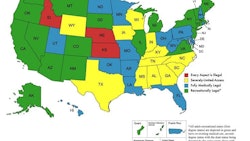 U.S. cannabis legalization map with U.S. territories