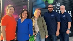 Department of Cannabis Control (DCC) and Business, Consumer Services, and Housing Agency (BCSH) leaders at 515 Broadway, a licensed cannabis retailer and equity program participant, located in Sacramento, California.