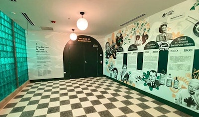 The expansion at Rise Mundelein includes a mural on the history of cannabis prohibition.