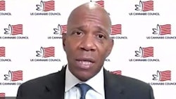 Steve Hawkins, CEO of the U.S. Cannabis Council, moderates a recent webinar about the unsafe banking practices forced upon much of the cannabis industry.