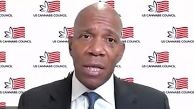 Steve Hawkins, CEO of the U.S. Cannabis Council, moderates a recent webinar about the unsafe banking practices forced upon much of the cannabis industry.