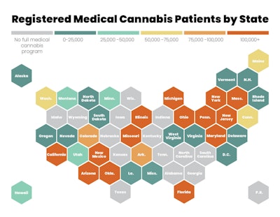 Medical Patient Weighted Map 2021
