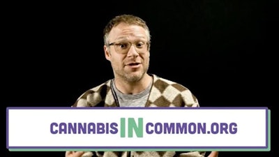 Actor and comedian Seth Rogan helps kick-start “Cannabis in Common,” a public education campaign aimed at getting cannabis consumers and the broader public to contact their legislators about passing meaningful cannabis reform at the federal level, during a 90-second video Nov. 9, 2021.