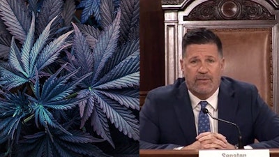 Pennsylvania state Sen. Mike Regan discusses keys points of focus for the state's forthcoming adult-use cannabis legislation during a committee hearing Feb. 28.