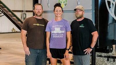 From left: Aaron Baldwin, Melissa Nelson, and Richard Baldwin, co-owners of SBIH
