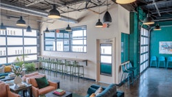 Inside Hot Box Social cannabis consumption lounge in Hazel Park, Mich.