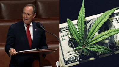 Rep. Ed Perlmutter, D-Colo., speaks on his SAFE Banking Act in September 2021, when the House added it as an amendment to a defense spending package.