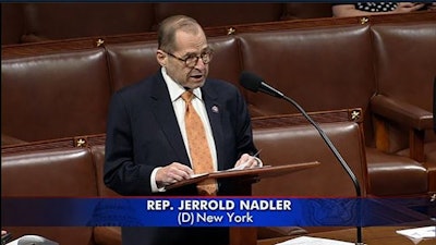 Rep. Jerry Nadler, D-N.Y., gives his opening remarks for the MORE Act April 1 on the House floor.