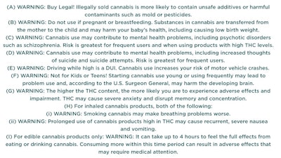 California Sb 1097 Warnings