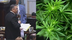 South Carolina House Rep. John McCravy challenges a Senate-approved medical cannabis bill's constitutionality April 4.